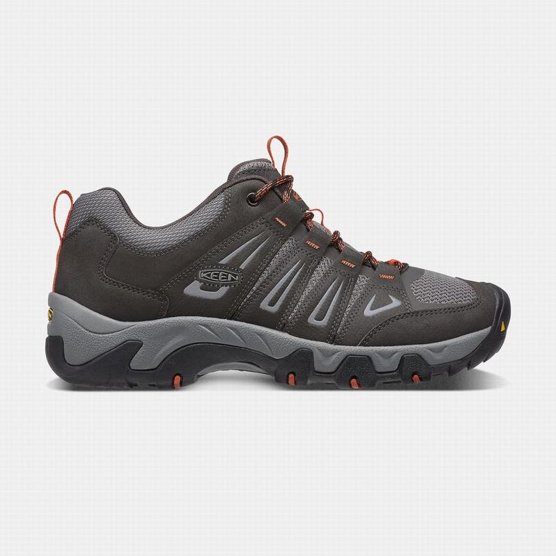 Zapatos Trekking Keen Oakridge Para Hombre Negros/Grises - Zapatos Keen Mexico (827549-SZV)